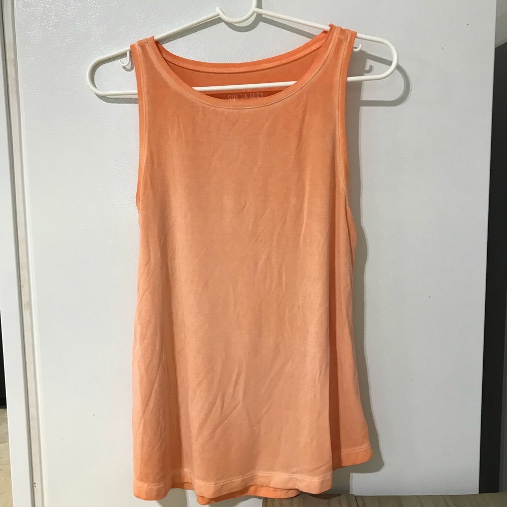 American Eagle Soft and Sexy Tank Orange